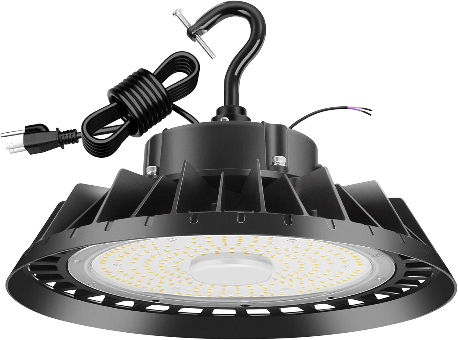 High Bay Light 240W 5000K High Bay Led Shop Lights 36,000LM 0-10V Dimmable Led high Bay Lights for Shop Lights Warehouse Lights UFO Lights