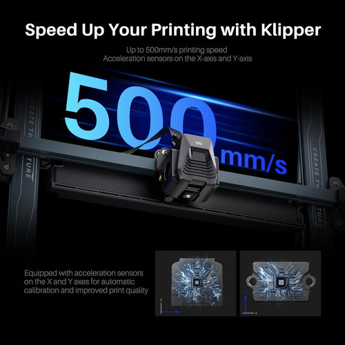 3 Pro 3D Printer with Auto Bed Leveling, Dual-Gear Direct Extruder, Dual Lead Screw Drive, Removable Capacitive Screen,FDM 3D Printer with Filament Sensor Print Size 225 x 225 x 280 mm