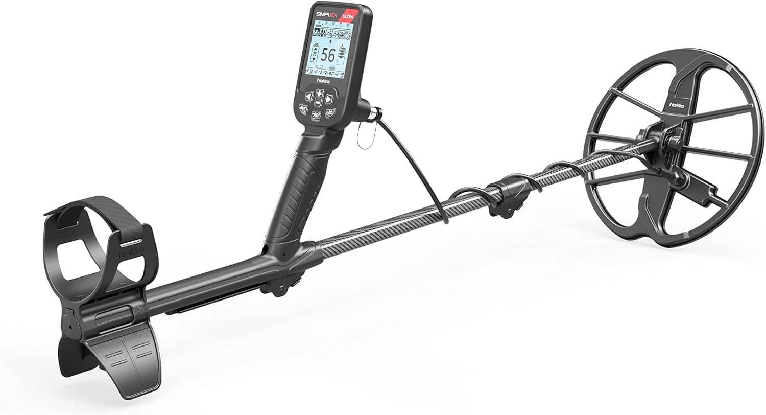 Ultra Waterproof Metal Detector with Carbon Fiber Shaft and 11” Search Coil (Metal Detector)