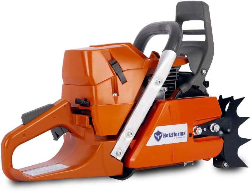 71cc Holzfforma G372XT Gasoline Chain Saw Power Head 50mm Bore Full Orange Color All Parts are Compatible with H372X TORQ Chainsaw