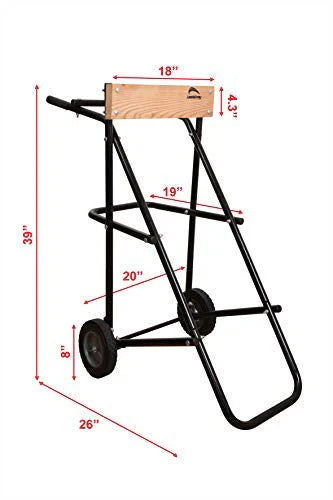 LEADALLWAY Boat Motor Stand, Heavy Duty Pro Outboard Engine Carrier Cart Dolly