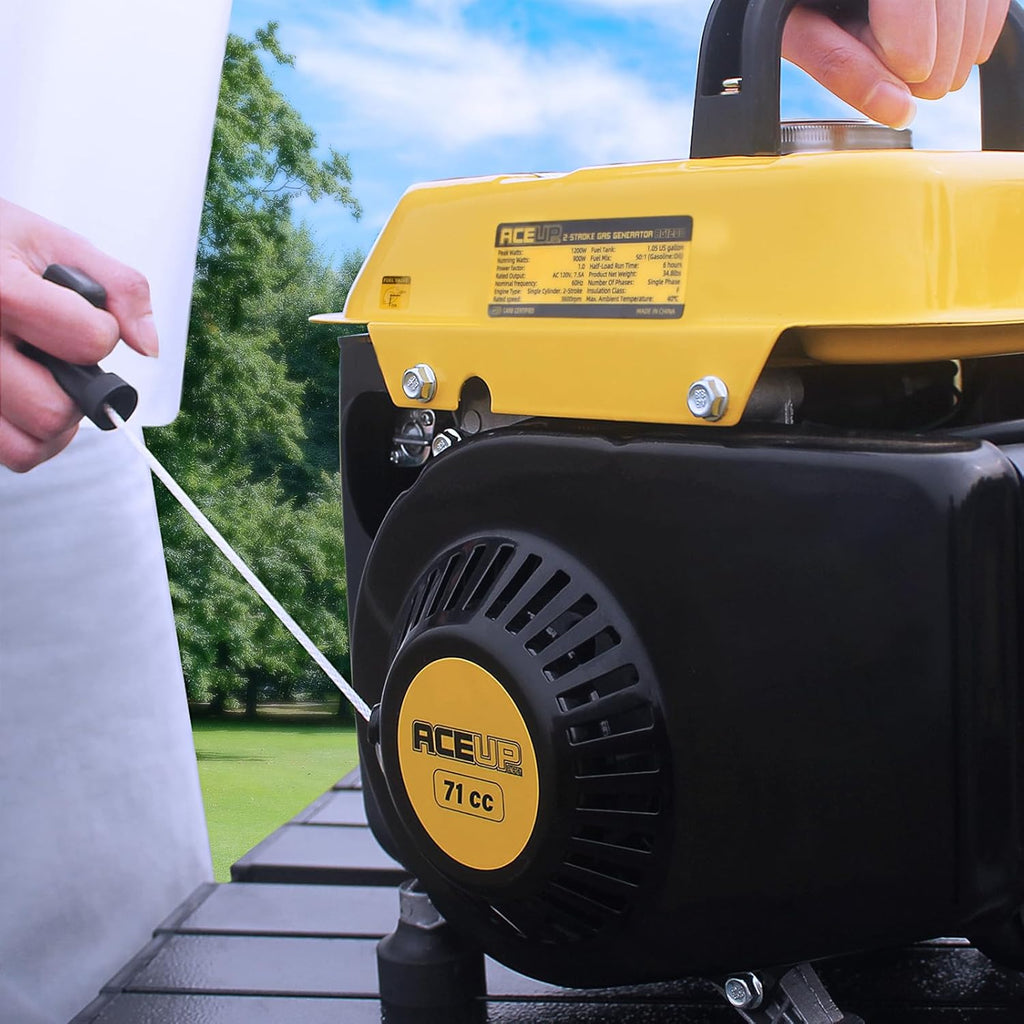 1200-watt energy gas generator, portable generator, suitable for camping, ultra-light design