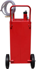 30 Gallon Fuel Transfer Tanks Gas Caddy Fuel Storage Gasoline Diesel Can with Pump for ATVs Cars Mowers