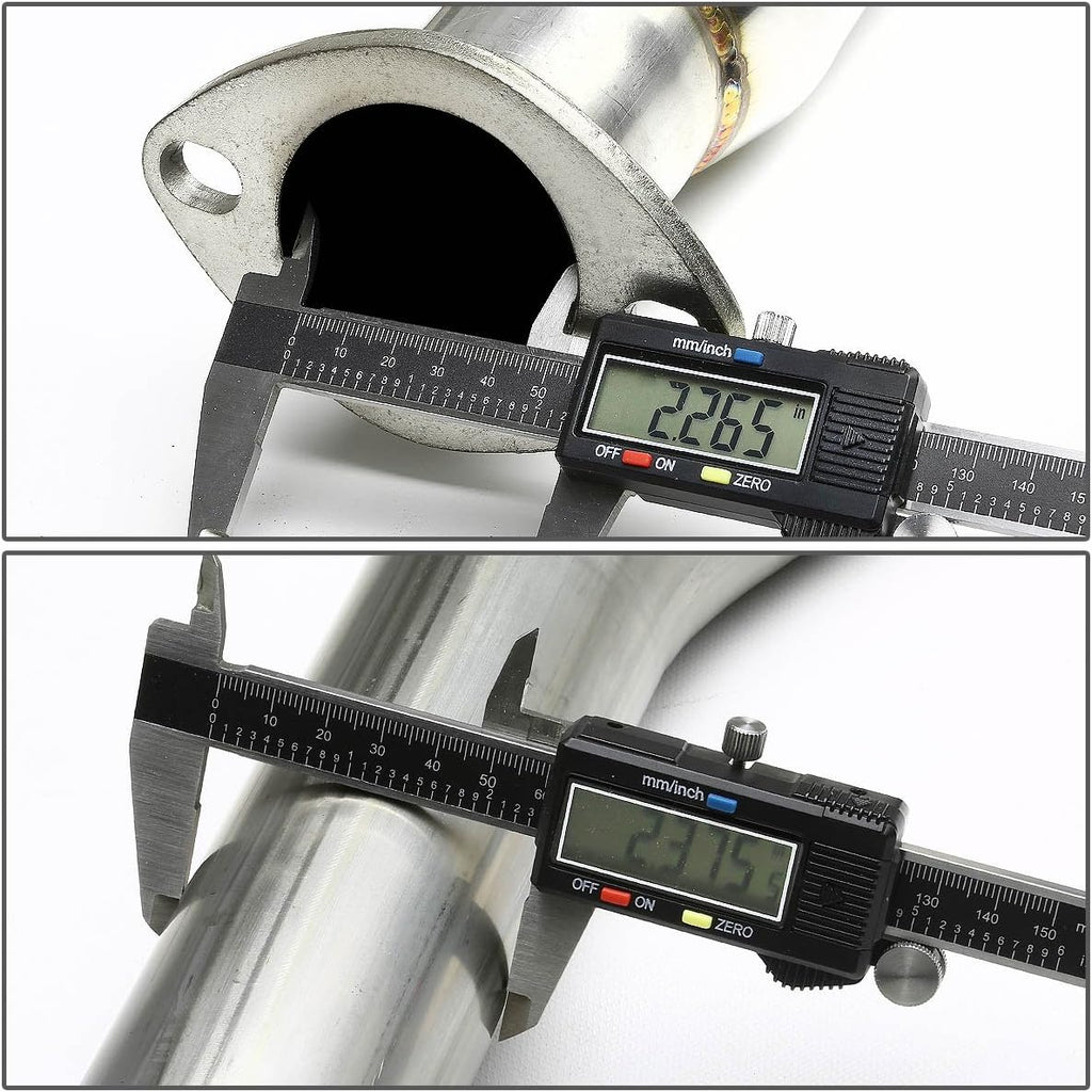 Stainless Steel Cat Back Exhaust System [Compatible with 92-00 Honda Civic Coupe/Sedan]