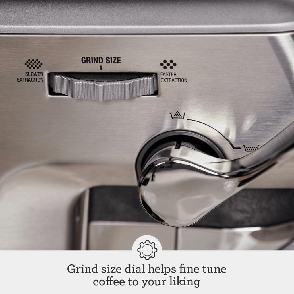 Impress Espresso Machine, Black Stainless Steel