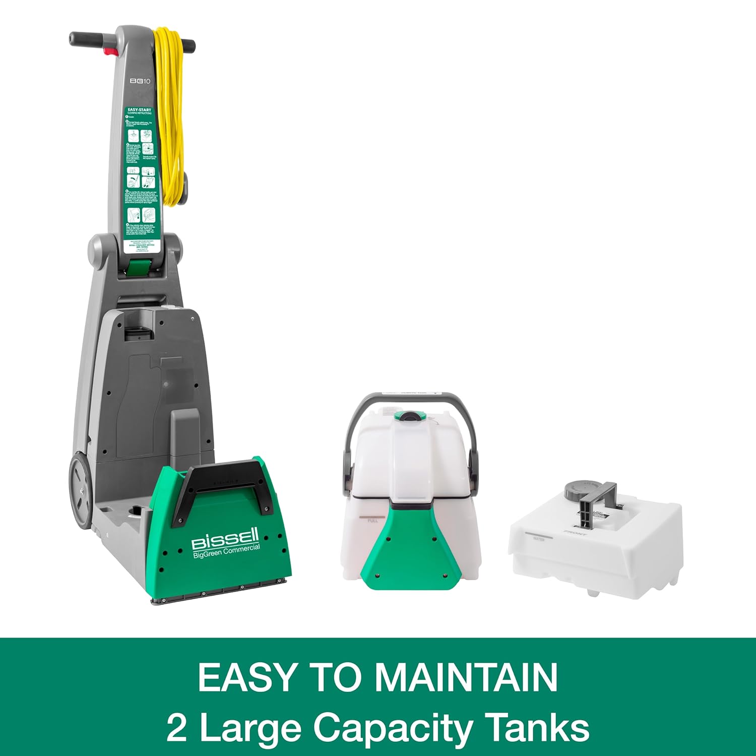 Bissell BigGreen Commercial BG10 Deep Cleaning 2 Motor Extractor Machine