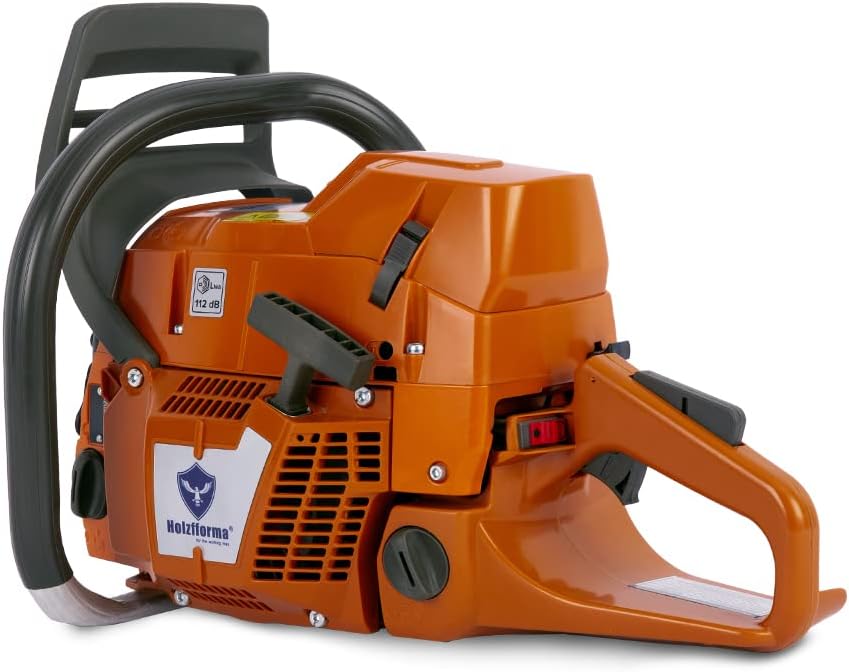71cc Holzfforma G372XT Gasoline Chain Saw Power Head 50mm Bore Full Orange Color All Parts are Compatible with H372X TORQ Chainsaw