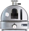 12000 BTU Multi-Fuel Countertop Table Top Stainless Steel Portable Outdoor Cooking Kitchen Backyard Propane Gas Pizza Making Baking Oven Roasting Grill - Pizza Stone Included