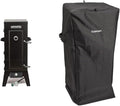Vertical Propane Smoker, 4 Removable Racks, Spacious BBQ Smoker with Wood and Water Trays, 15,000 BTU Heat for Smoked Meat, Brisket, Jerky,