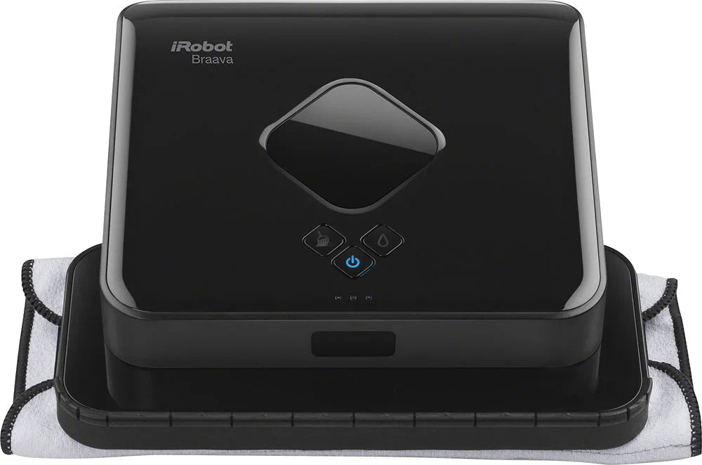 iRobot - Braava 380 Robot Mop - Black