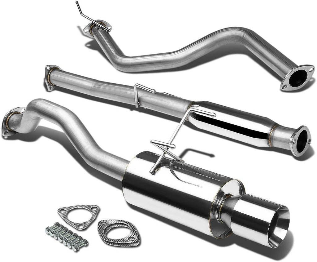 Stainless Steel Cat Back Exhaust System [Compatible with 92-00 Honda Civic Coupe/Sedan]