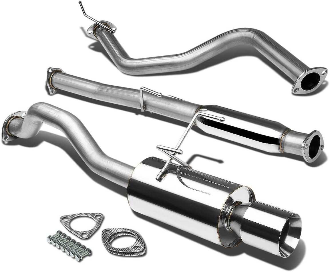 Stainless Steel Cat Back Exhaust System [Compatible with 92-00 Honda Civic Coupe/Sedan]