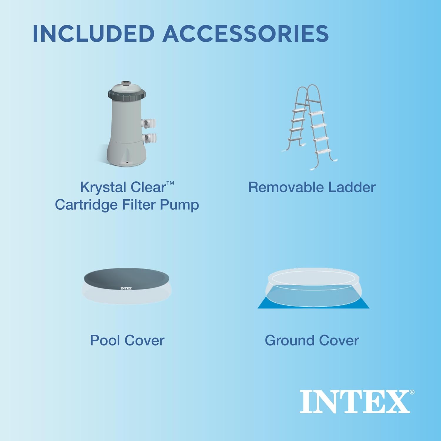 Easy Set Inflatable Swimming Pool Set: 10ft x 30in – Includes 530 GPH Cartridge Filter Pump – Puncture-Resistant Material – 1018 Gallon Capacity – 23in Water Depth