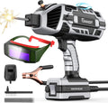 Portable Welding Machine 110V, 20-120A IGBT Inverter ARC Welder for 3/32"-1/8" Rods Handheld Electric Welding Machine Suitable Home Repairs, Professional Welding Projects - Auto Darkening Goggles