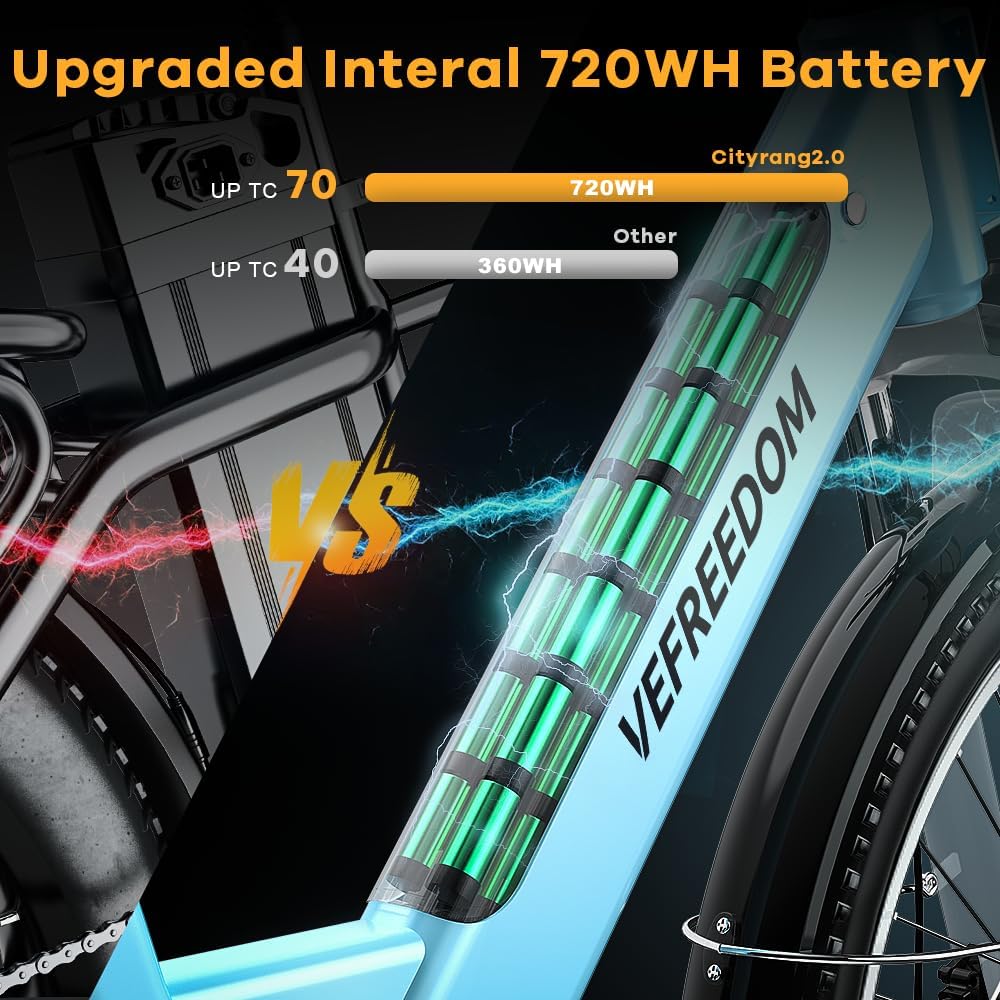 1000w Peak Electric Bike for Adults,up 70 Miles Removable Battery Ebike, 26" Electric Mountain E Bike with 7-Speed,Adult Electric Bicycles for Commute Beach Snow