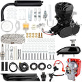 100cc 2-Stroke Bicycle Gasoline Engine Motor Kit DIY Motorized Bike Single Cylinder Air-cooled (Black-100cc)