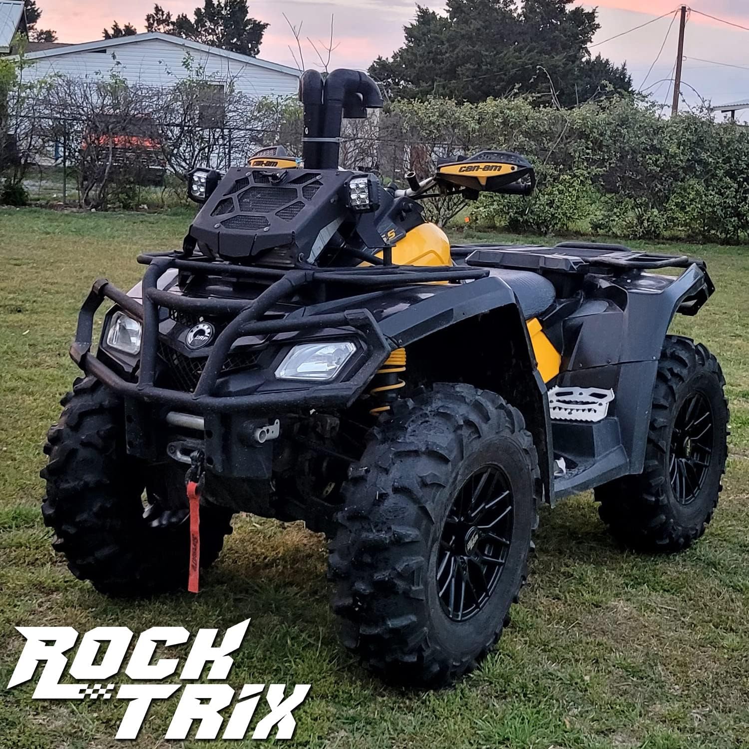 15in Wheels 15x7 4x137, 4+3 Offset, ATV UTV SxS Rims, Compatible with Can Am Commander Max Defender Max Pro Maverick X3 Maverick Trail, 4/137 Matte Black, Set of 4