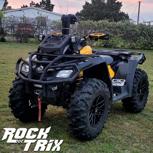 15in Wheels 15x7 4x137, 4+3 Offset, ATV UTV SxS Rims, Compatible with Can Am Commander Max Defender Max Pro Maverick X3 Maverick Trail, 4/137 Matte Black, Set of 4