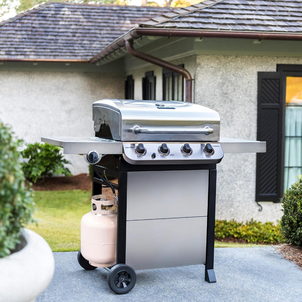 Performance Stainless Steel 4-Burner Cart Style Gas Grill