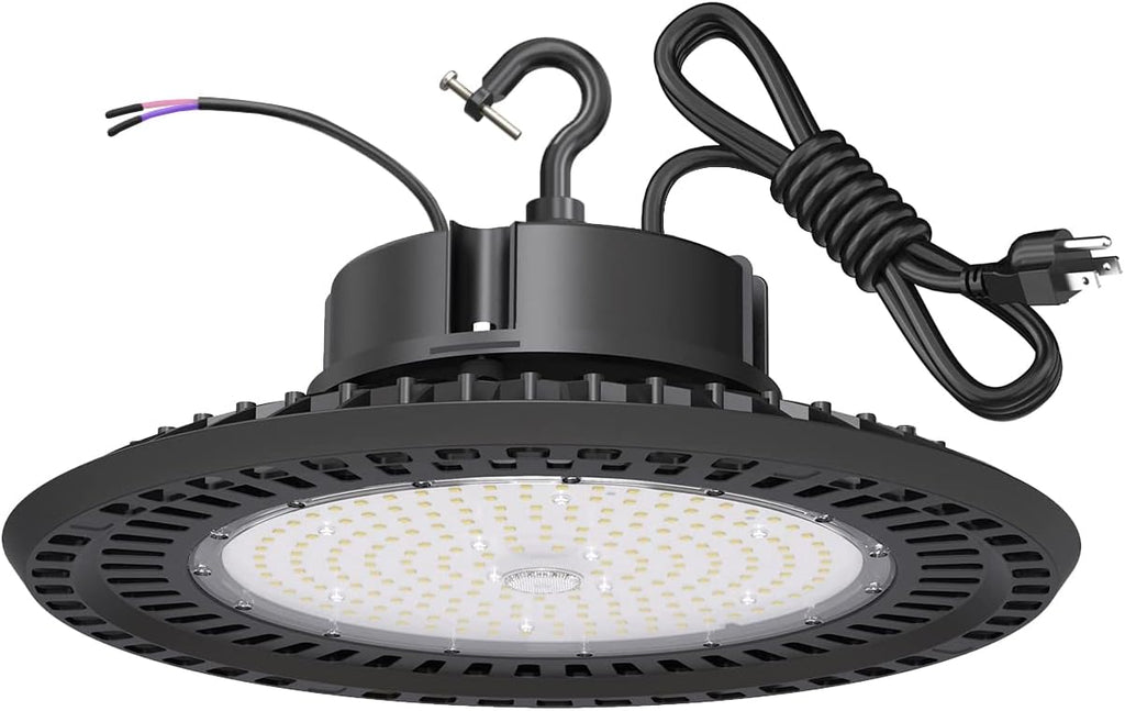 High Bay Light 240W 5000K High Bay Led Shop Lights 36,000LM 0-10V Dimmable Led high Bay Lights for Shop Lights Warehouse Lights UFO Lights