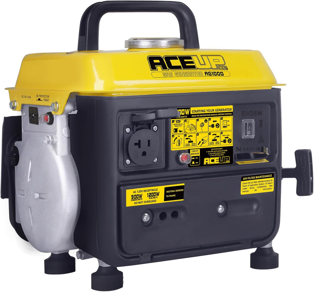 1200-watt energy gas generator, portable generator, suitable for camping, ultra-light design