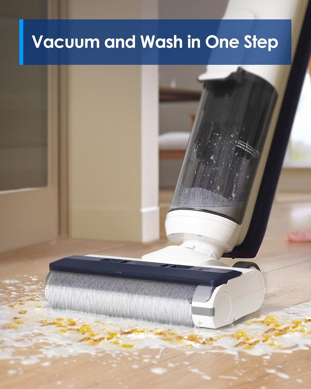 Complete Wet Dry Vacuum Cordless Floor Cleaner and Mop One-Step Cleaning for Hard Floors
