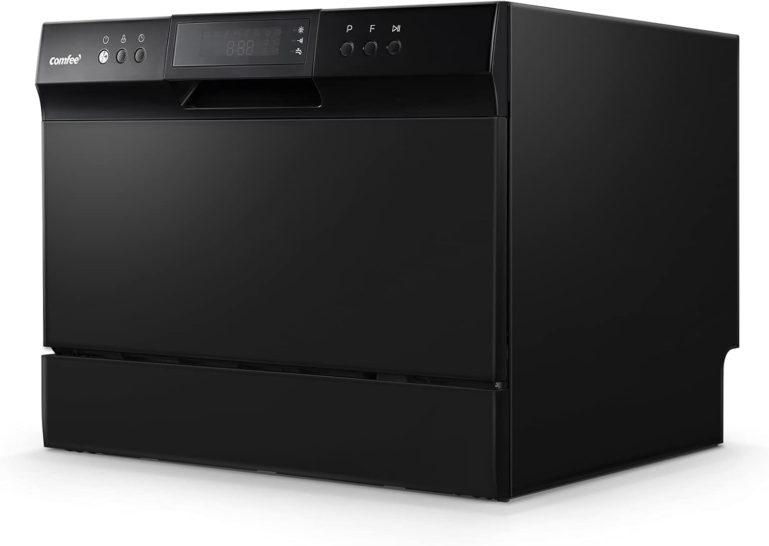 Countertop Dishwasher, Energy Star Portable Dishwasher, 6 Place Settings, Mini Dishwasher with 8 Washing Programs, Speed, Baby-Care, ECO& Glass, Dish Washer for Dorm, RV& Apartment