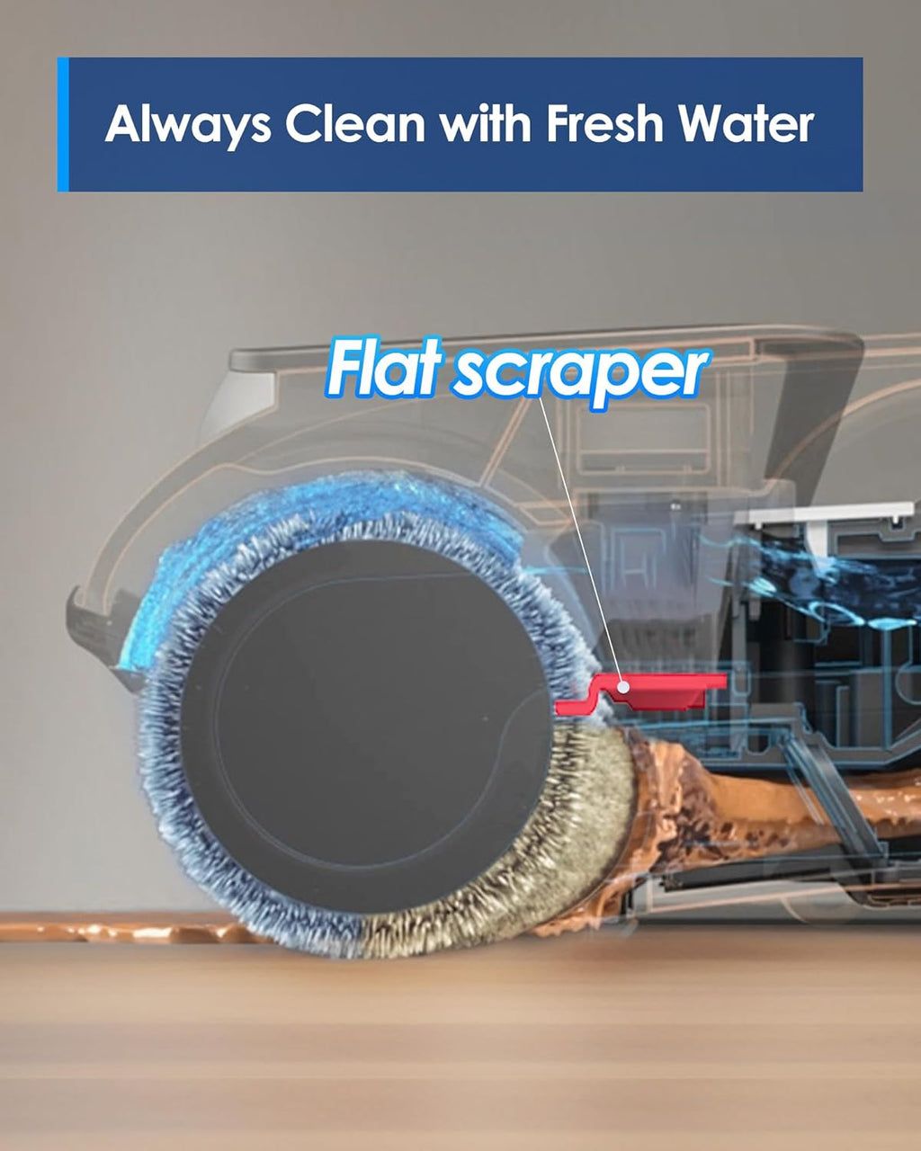 Complete Wet Dry Vacuum Cordless Floor Cleaner and Mop One-Step Cleaning for Hard Floors