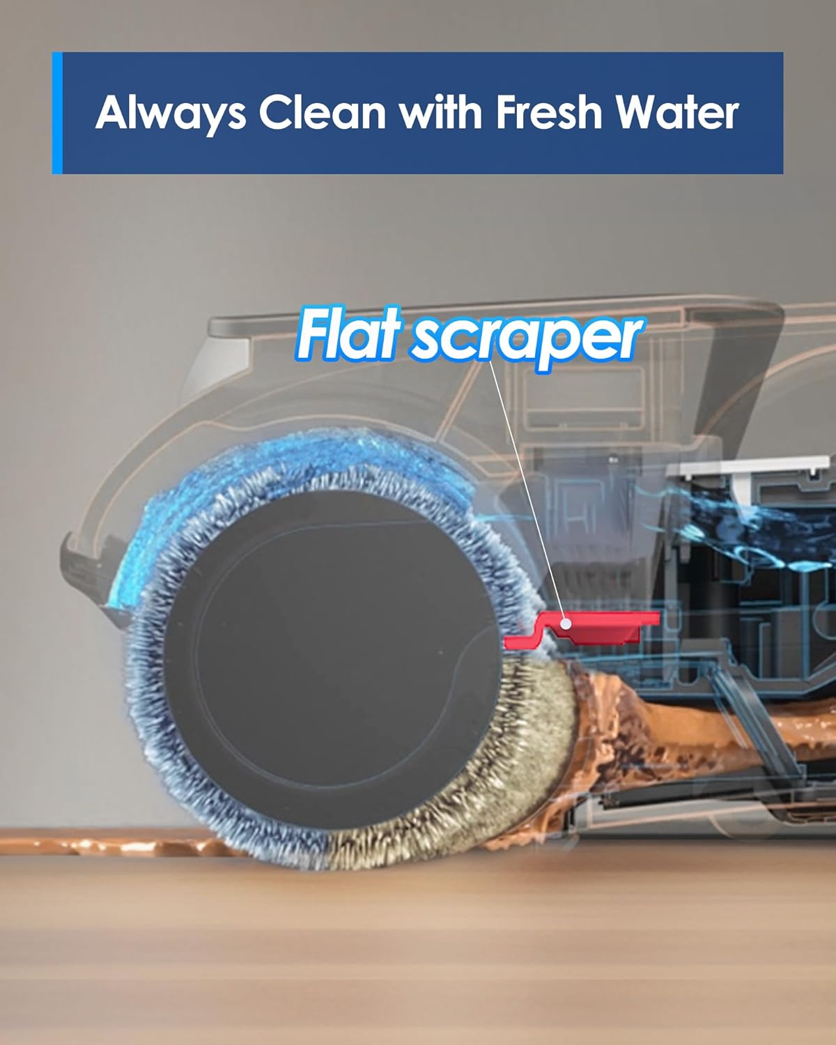 Complete Wet Dry Vacuum Cordless Floor Cleaner and Mop One-Step Cleaning for Hard Floors