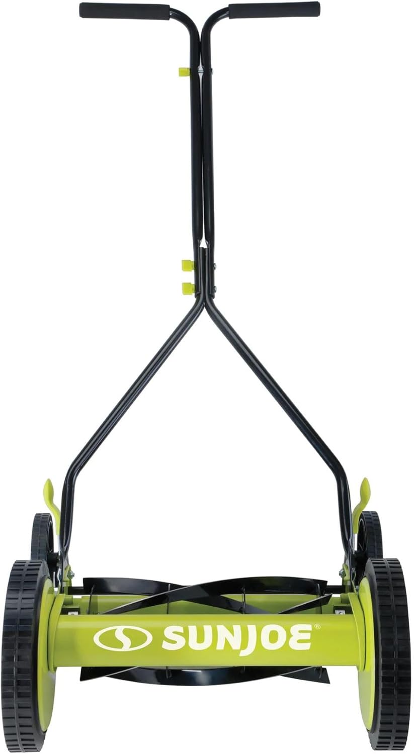 18-Inch Manual Reel Mower with Grass Catcher