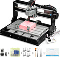 Router Kit GRBL Control 3 Axis Plastic Acrylic PCB PVC Wood Carving Milling Engraving Machine, XYZ Working Area 300x180x45mm