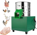 Commercial Chicken Plucker, Poultry De-featherer with 110 Rubber Fingers, 60W High-Efficiency Hair Plucking, Stainless Steel, for Duck Goosey Farm