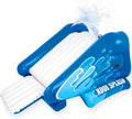 Splash Inflatable Water Slide Swimming Pool Play Center with Built in Sprayers for Kids and Adults, Ages 6 and Up, Blue