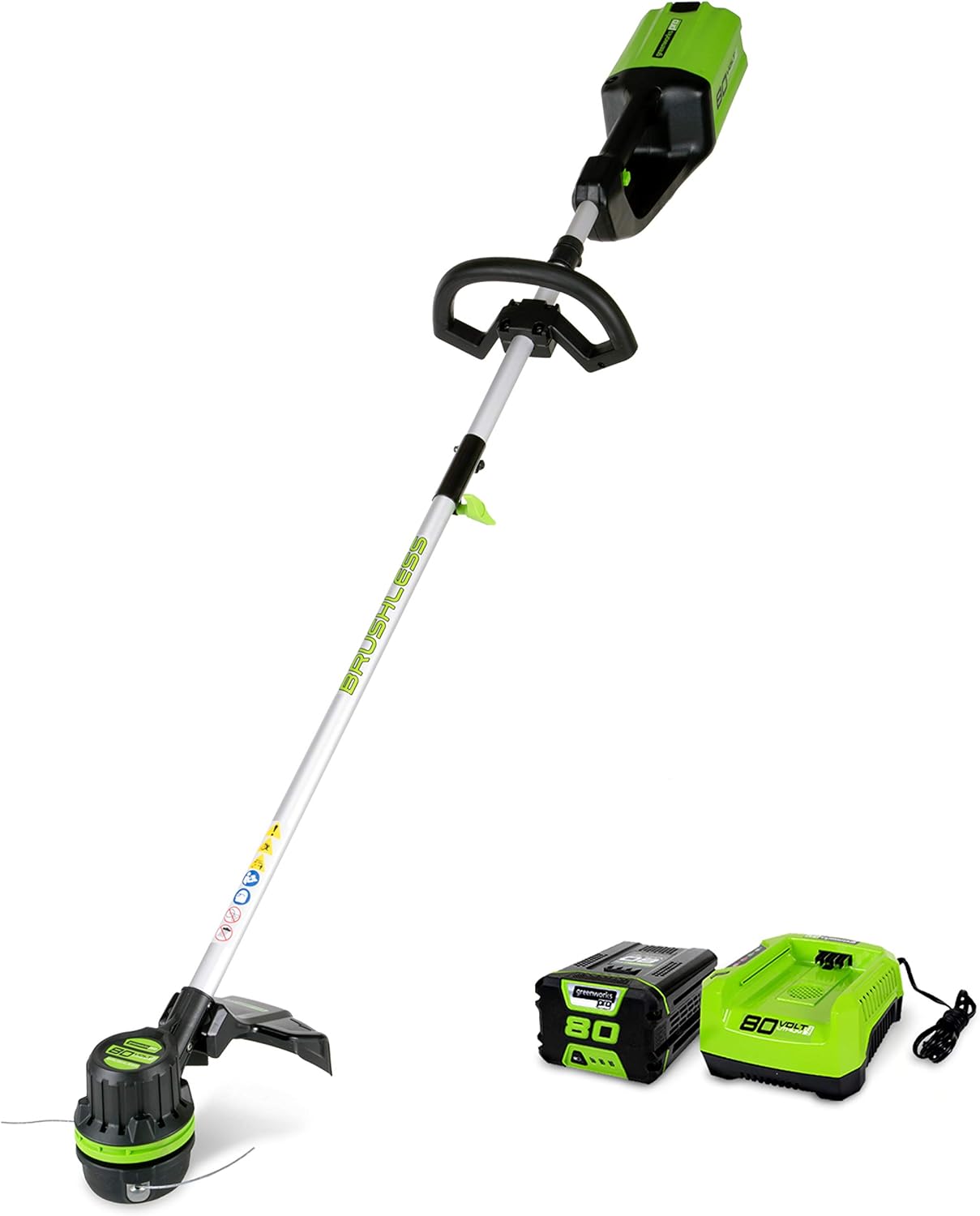 16" 80V Cordless String Trimmer (Attachment Capable), Battery Not Included