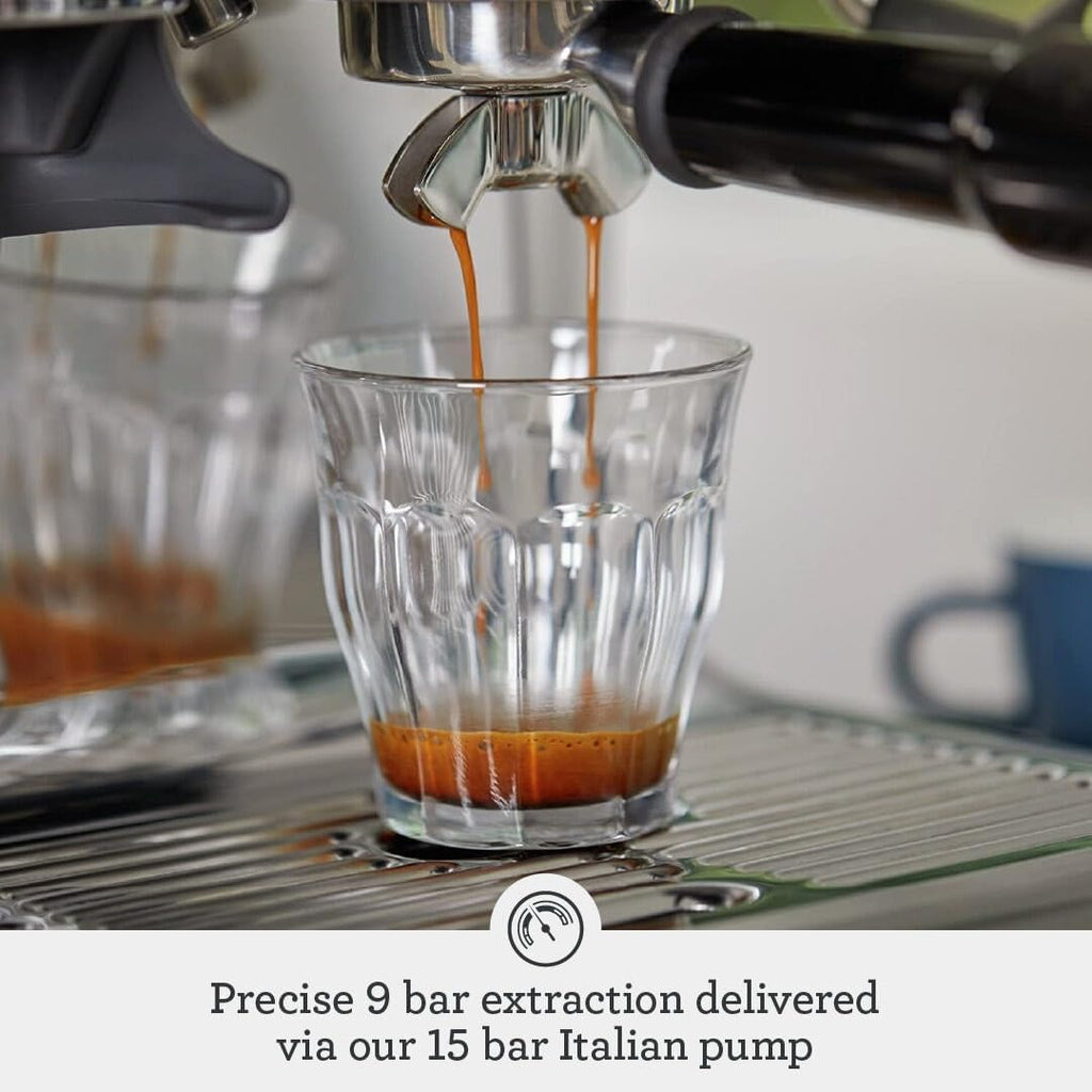 Espresso Machine, Brushed Stainless Steel