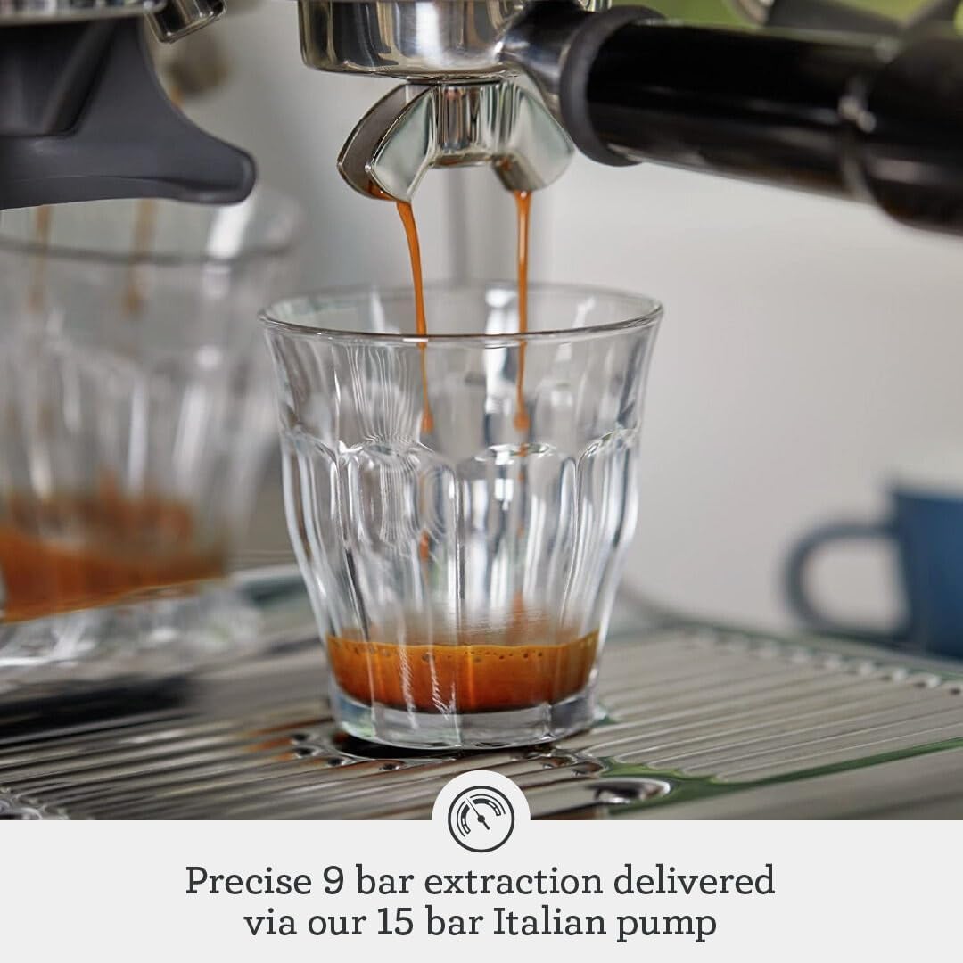 Espresso Machine, Brushed Stainless Steel