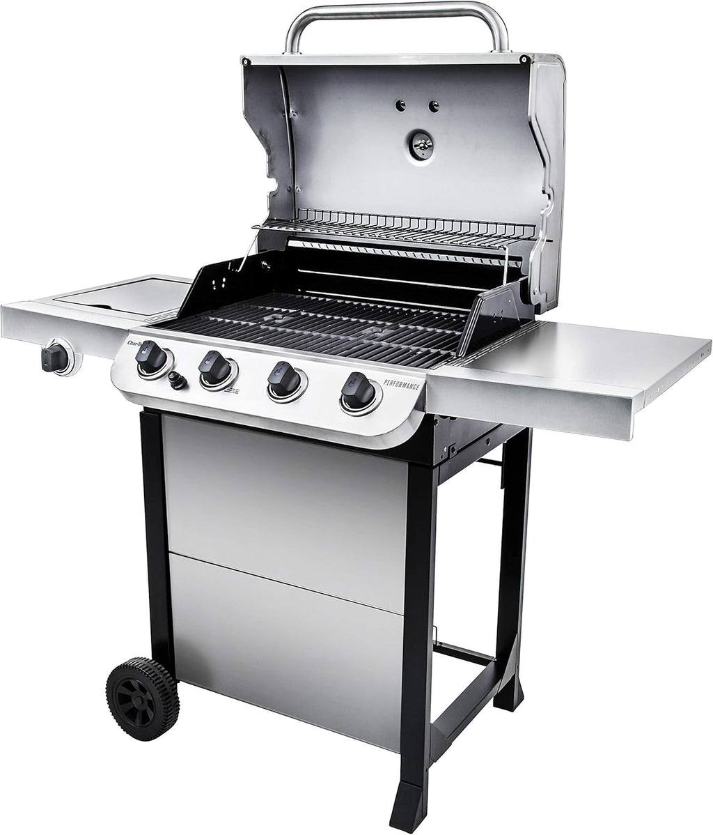 Performance Stainless Steel 4-Burner Cart Style Gas Grill
