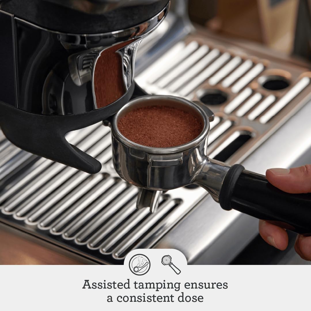 Impress Espresso Machine, Black Stainless Steel