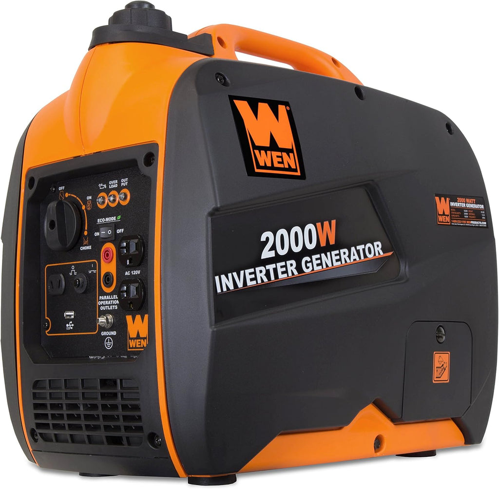 Gas-powered portable inverter generator