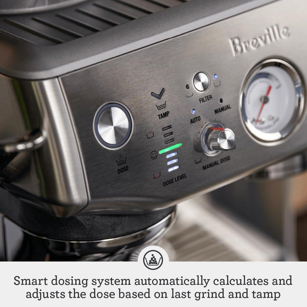 Impress Espresso Machine, Black Stainless Steel