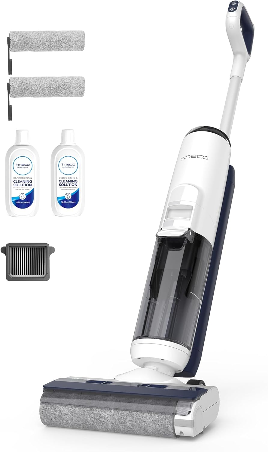 Complete Wet Dry Vacuum Cordless Floor Cleaner and Mop One-Step Cleaning for Hard Floors