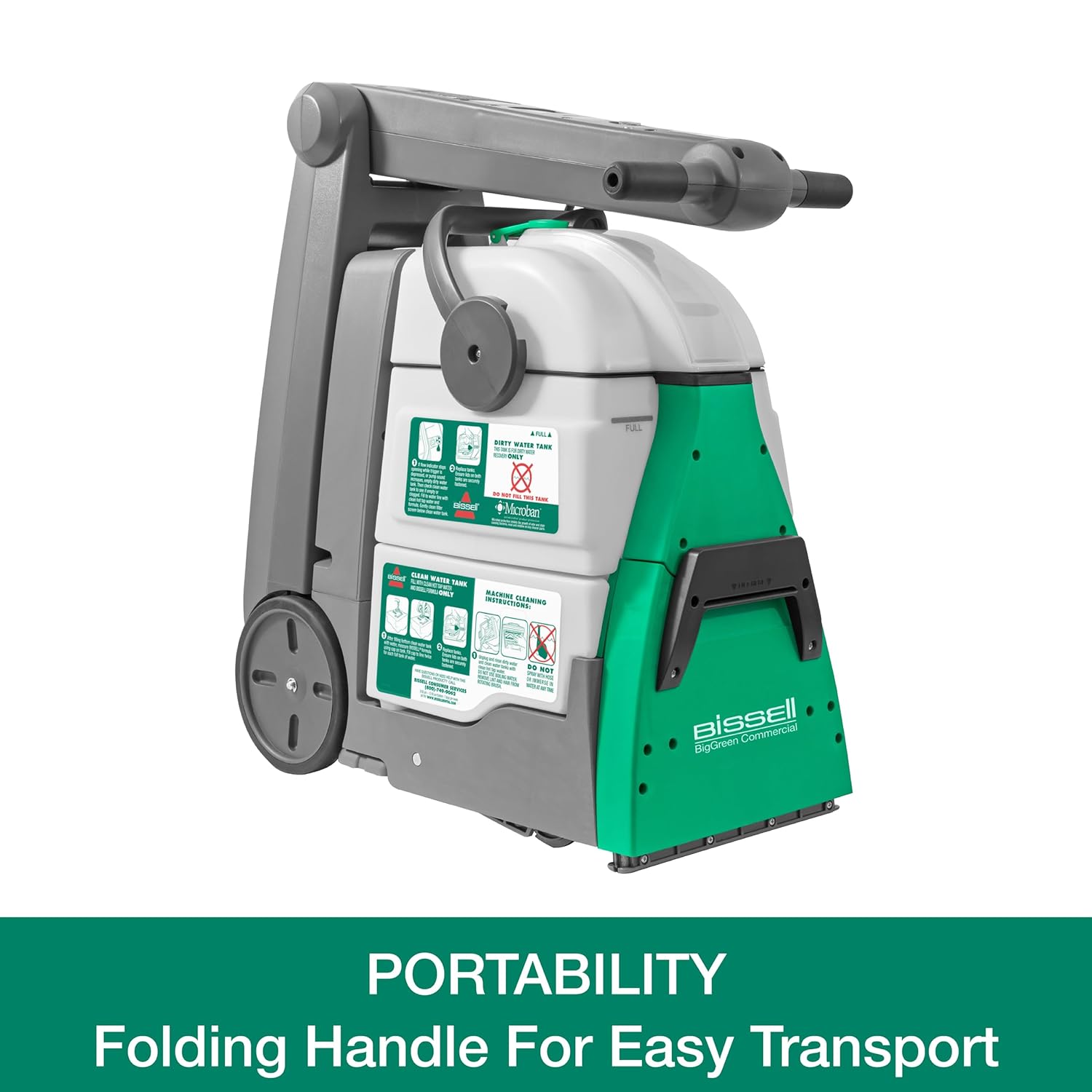 Bissell BigGreen Commercial BG10 Deep Cleaning 2 Motor Extractor Machine