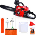 20-Inch Gas Powered Chainsaw,62cc Petrol Chainsaw Garden Tools,3.4HP 2 Cycle Gasoline Powered Chain Saws Handheld Cordless Petrol Chainsaws for Tree Cutting Outdoor Home Farm All Parts