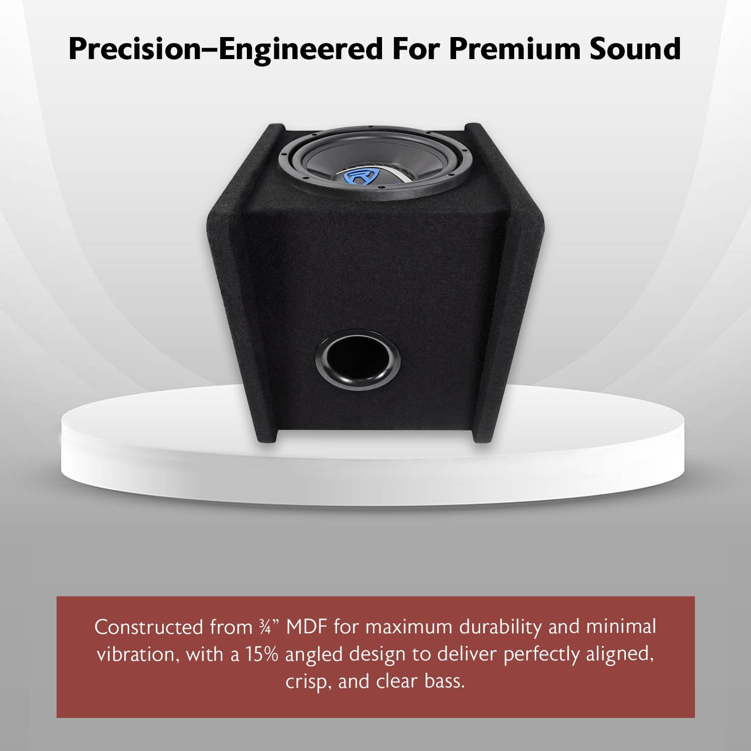 1200W Dual 12" Car Subwoofer Enclosure, Mono Amplifier, Amp Kit, Deep Bass, Durable Build, Easy Install, Perfect for Car Audio Enthusiasts