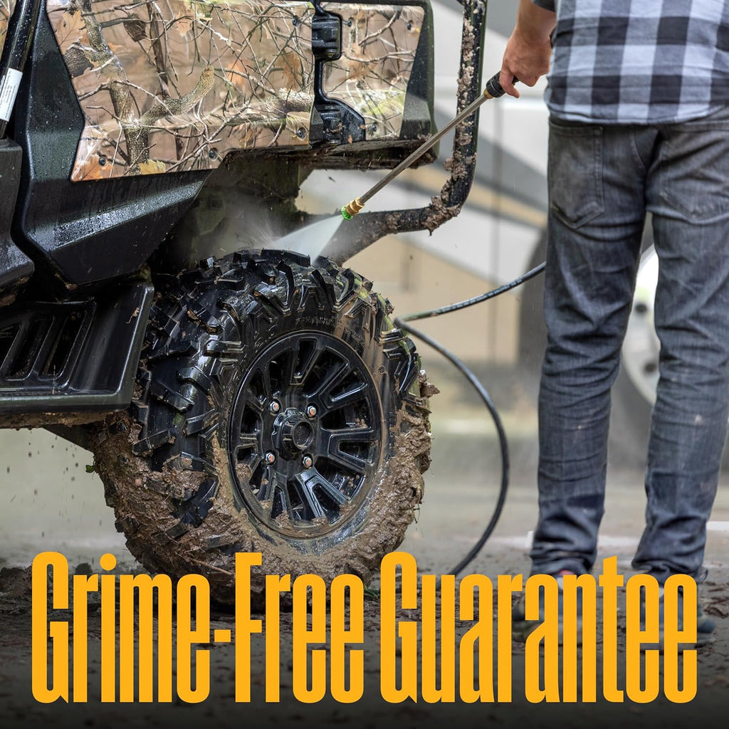 Gas Pressure Washer, 3400 PSI and 2.6 Max GPM, Onboard Soap Tank, Spray Gun and Wand, 5 Nozzle Set, CARB Compliant, for Cars/Fences/Driveways/Homes/Patios/Furniture