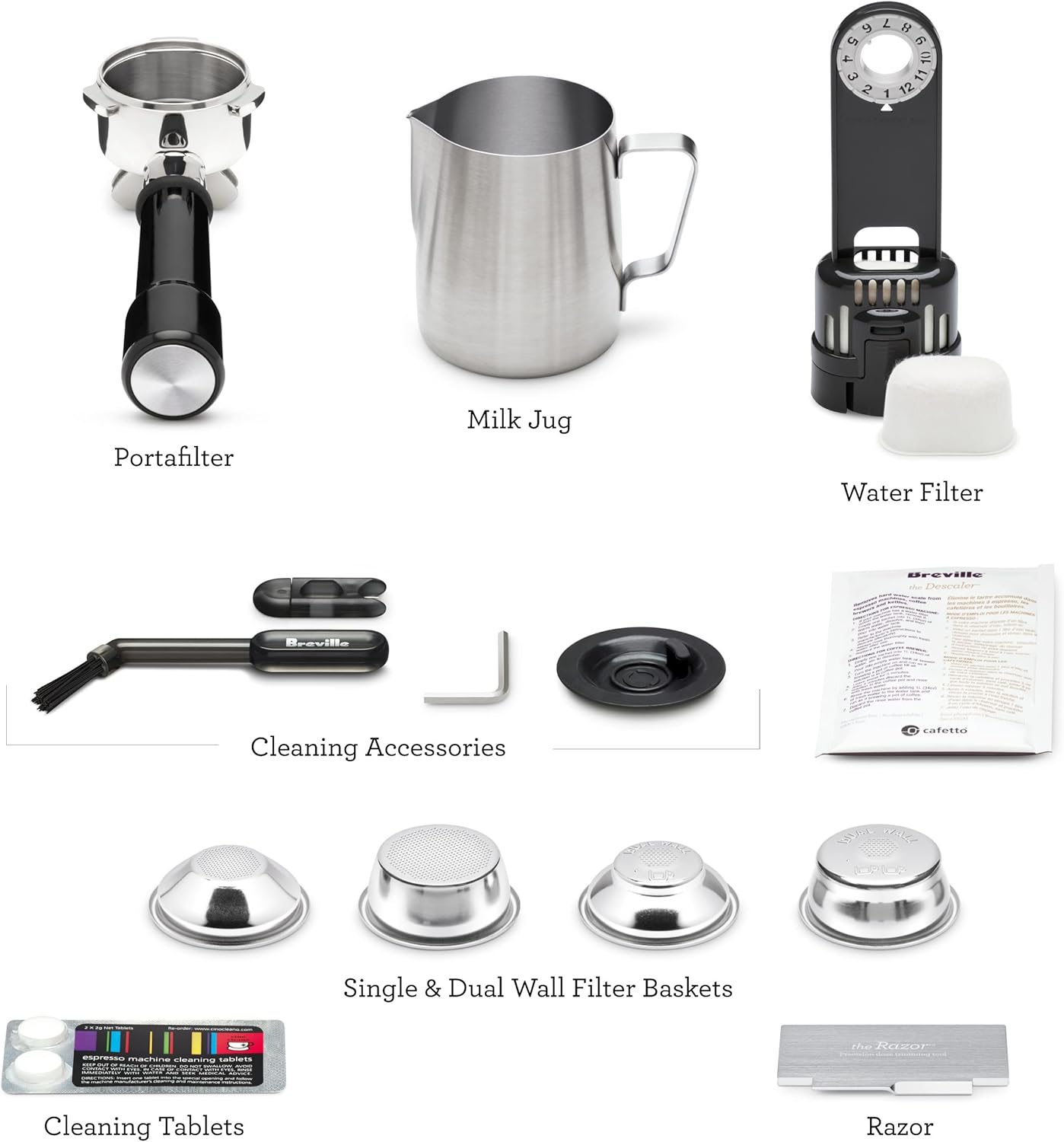 Impress Espresso Machine, Black Stainless Steel