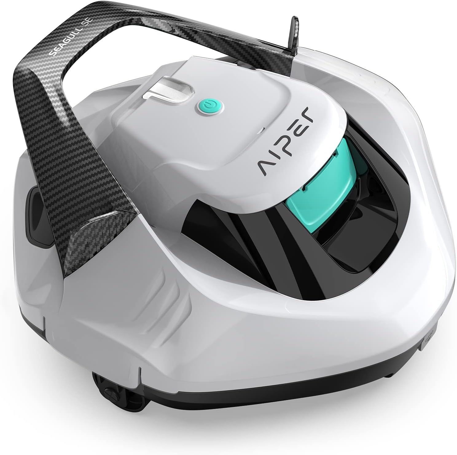 Cordless Robotic Pool Cleaner, Pool Vacuum Lasts 90 Mins, LED Indicator, Self-Parking, Ideal for Above/In-Ground Flat Pools up to 40 Feet