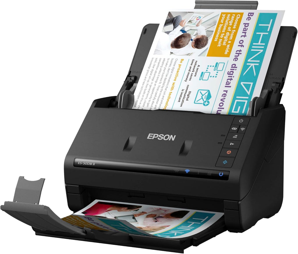 Wireless Color Duplex Desktop Document Scanner for PC and Mac, with Auto Document Feeder (ADF) and Scan from Smartphone or Tablet