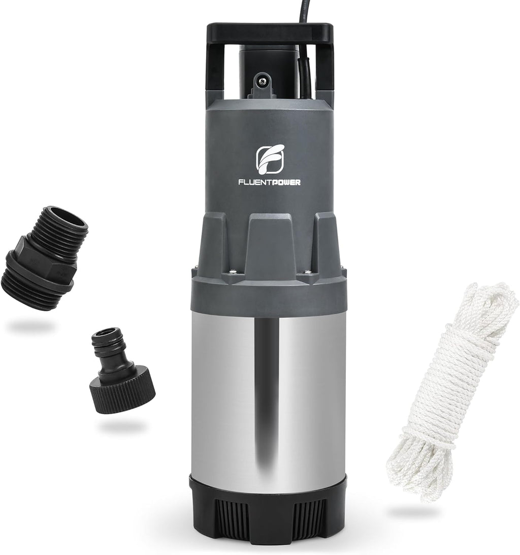 Portable Garden Transfer Pump, 900GPH Electric Sprinkler Booster Pump, Shallow Well Jet Pump for Home Lawn Irrigation and Water Draining