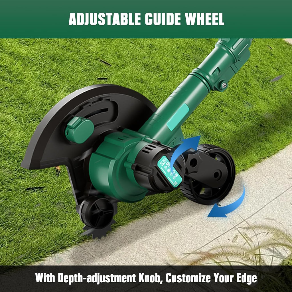 Cordless Lawn Edger Compatible with Makita 18V Battery(Tool Only), 2 in 1 Grass Edger & Trencher for Landscaping, Lawns and Sidewalk
